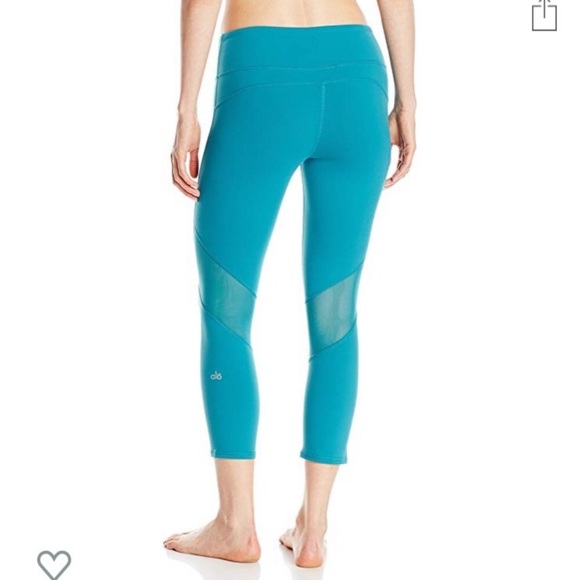 ALO Yoga Pants - Alo yoga go mesh panel cropped leggings